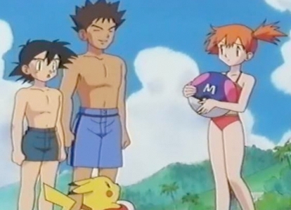  Satoshi-kun ("Ash"),Takeshi-kun(Brock),Kasumi-chan ("Misty") and 皮卡丘 from Pokemon!