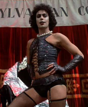  Drag queens. Tim curry is to blame for that.