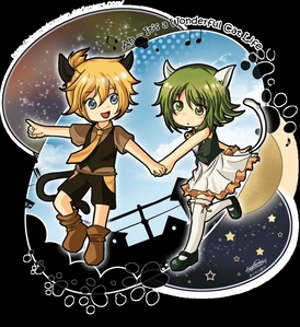  "It's A Wonderful Cat Life" but the version sung দ্বারা Len and Gumi! :D