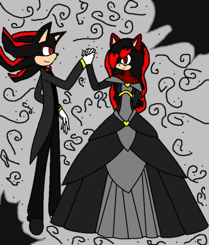  Shadow: ¬.¬ Really dude? Red: *holds up a camera and takes a pic* and slowly puts it back in her pocket* o.o (Bottom pic: only pic i had of them together)