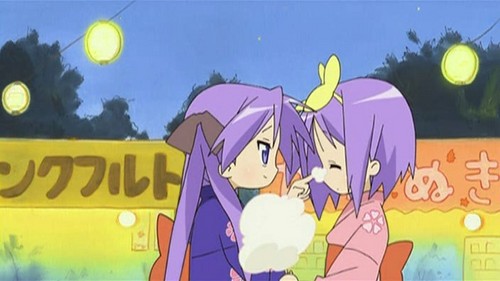  Hiiragi twins from Lucky Star. :3