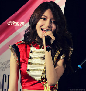 One of my best friends, showed me some SNSD pictures for the first time in 2009. i became interested so, i decided to know more about this group. i searched for their biographies and the concept from the website was from "Genie". as soon as i saw Sooyoung's face i could barely breath. not kidding, i thought she was stunning. one of the most beautiful women i've ever seen. i immediately searched for the song on youtube and i was right. i could instanlty tell who Sooyoung was.it was so easy to memorize her face. she just stood out. she was the only one who actually looked different from the other members. LOL
but then i was like: "well, it't not fair to like her, just because she's the prettiest for me. i need to watch some variety shows". before i started to know more about their personalities, my friend told me that Sooyoung was rude and i was a little disapointed but i decided not to believe her. and thank god i didn't. i seriously fell in love. her personality is amazing. she makes me laugh, she makes me feel better. her smile is gorgeous, her body is great, i love her voice, her dance is perfect, and of course, her HAIRPORN is the best XD...i was so proud to finally say: "yep, she's my favorite". and i'm even more proud to see that my favorite list changed so many times since 2009, and Sooyoung is always 1st. i DOUBT that it would change, seriously...it's impossible
i'm obsessed with her, it's actually kinda creepy...but i can't help it, sorry. she's truly a goddess <3