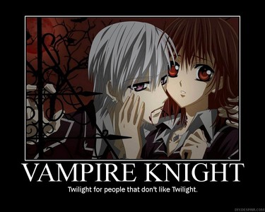  First animé was technically Pokemon, but the one that I generally consider my first was Vampire Knight. My first manga was St. Dragon Girl >.<