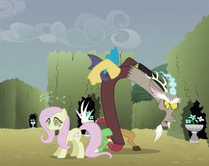 Does this count as going insane? After all, she's evil Fluttershy now.