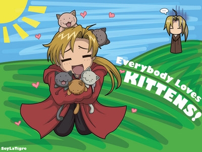  EVERYBODY LOVES KITTENS!!! ... ... .... except Ed...