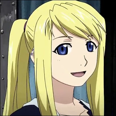 i  look JUST like  Winry Rockbell from FMA / Fma:Brotherhood, and i have every bit of Maka Albarn's personality( from Soul Eater). with a bit of Haruhi Suzimiya's( from The Melancholy of Haruhi Suzimiya) outlandishness. XD... the pic is winry for those who dont know.