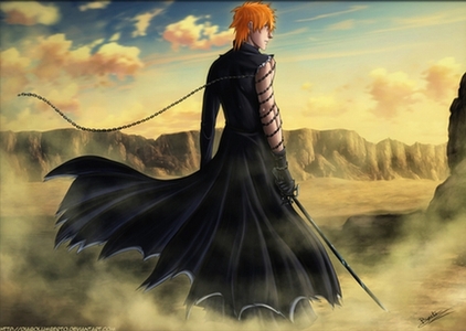  Okay a picture of my পছন্দ character Ichigo is my পছন্দ character and here is a cool picture of him!