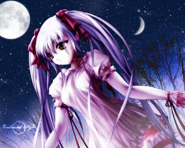  Post a awesome pic of a anime person outside at night. because bạn can..:D