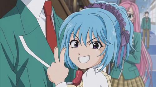  Post an アニメ character giving the peace sign