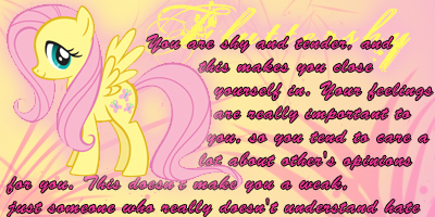  Which my little poney character are you?
