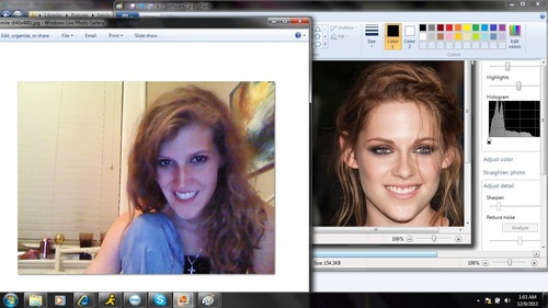  Does this تصویر of me resemble Kristen Stewart at all?