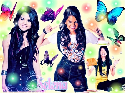 post a picture of selena with butterflies