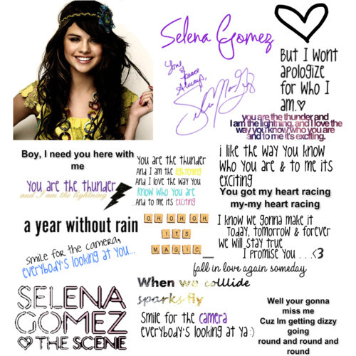 Post a pic of your fave Selena quote!!! - Selena Gomez Answers - Fanpop