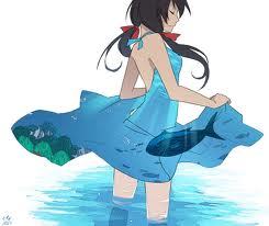 Post a picture of an anime character wearing a blue dress. (Girl, boy,  don't care which xD)! - Anime Answers - Fanpop