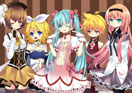  Post a picture of your favorit VocaloidxAnime crossover~!