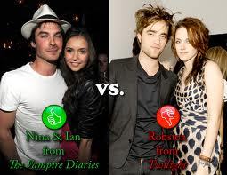  Which couple between The Vampire Diares and Twilight Liebe Du more?