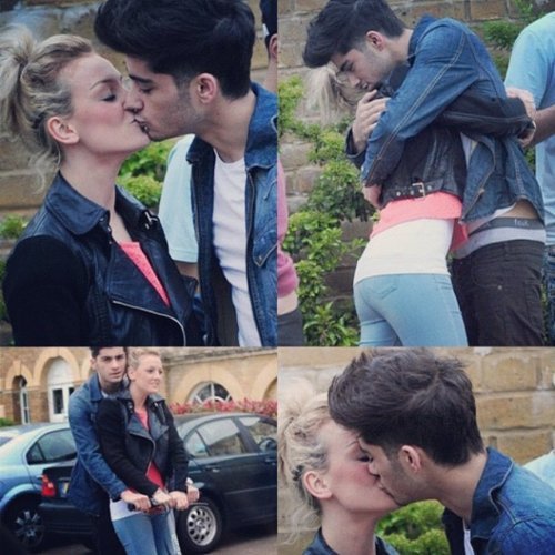  zayn with Tae atau with Perrie?