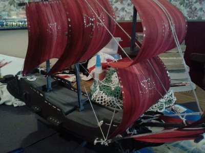  What do 당신 guys think of my ship "The Bloody Pearl" for when i sail the Grand Line?