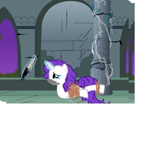If u were a unicorn pony that did not learn magic and u were tied up what would u do/