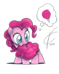 Isn't this an adorable picture of pinkie pie?