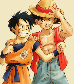 Post A Picture Of Monkey D Luffy Son Goku Naruto Uzumaki And Or Ichigo Kurosaki Anime Jawaban Fanpop