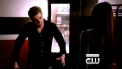  Stefan and Elena/him coming at her in the school.