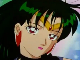 sailor  pluto in  the  anime
