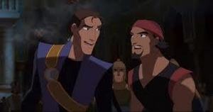  proteus and sinbad on there way to see the king