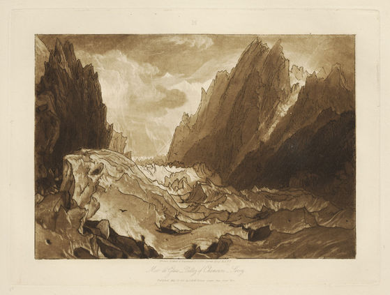 (Picture in the alps, by J.M Turner)