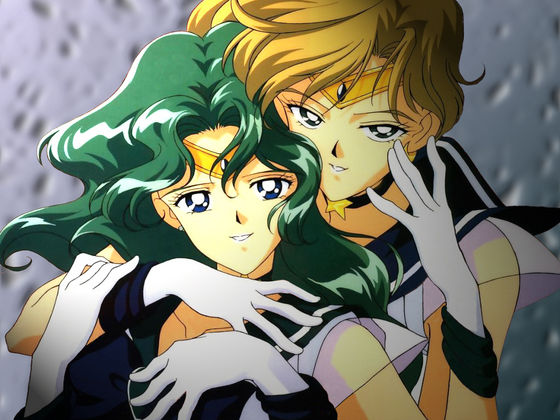 When dubbing Sailor Moon, DiC considered the idea of lesbian too mature for little kids, hence why Sailor Neptune and Uranus are cousins in the dub, not lesbian pasangan like in the original japanese dub.
