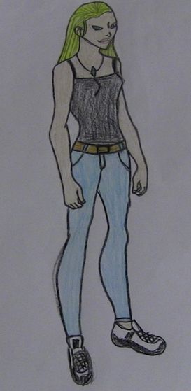 Holly (aka Courage) in her Civilian clothes.