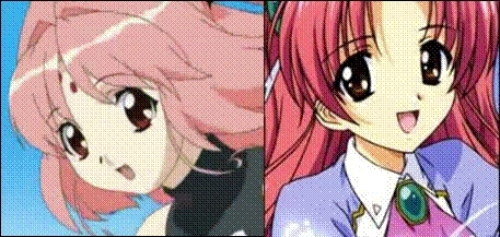  Miharu Sena Kanaka (Girls Bravo) and Yuna Miyama (Maburaho): Both are cute pinked haired magical girls (one an alien and the other a wizard).