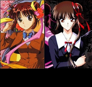  Miaka Yuki (Fushigi Yugi) and Miyu Yamano (Vampire Princess Miyu) Think of Miyu as the dark and lebih serious Miaka. Just as pretty, but a little lebih mysterious.