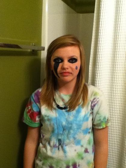  She Didnt Think I Would Go All The Way With Her Makeup ;) I did it myself. Amazing right?