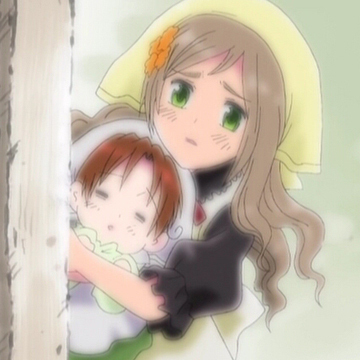 Probably the only woman you'll ever see in Hetalia. You won't miss her when she's gone, though, since she sucks just as much as the other characters.
