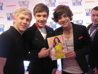  With a copy of Seventeen Magazine... :)