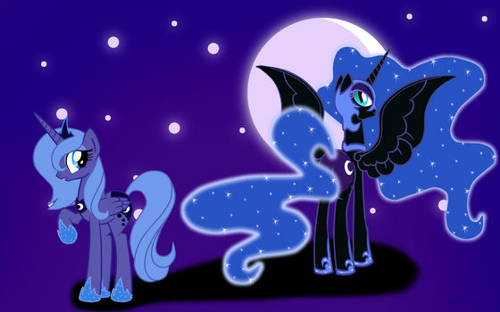  Luna and Nightmare Moon