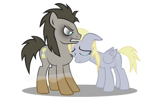  Discorded Doctor Whooves and Derpy