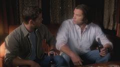  Sam and Dean arguing about licorice in 'Death's Door'