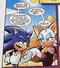  Sonic and Rouge Meet (ARCHIE COMICS)