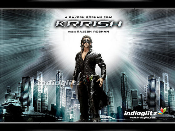  Hrithik in his Romantic,Action,Drama Film "Krrish''..it was also a blockbuster,superhit film of him.