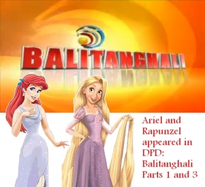  Ariel and Rapunzel appeared in Balitanghali Parts 1 and 3