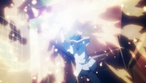  Kamijou Touma dispelling a magical attack