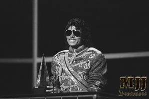  Michael with one of his awards that night