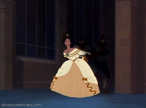 4. Pocahontas arrested by the guards (Pocahontas 2)