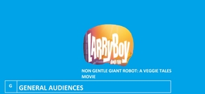  Movie Logo for 'Larry-Boy and the Non Gentle Giant Robot: A Veggie Tales Movie'