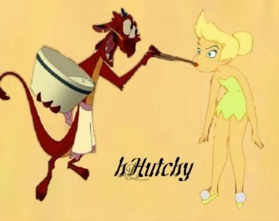  Mushu makes Tinker Bell try new and exotic foods.