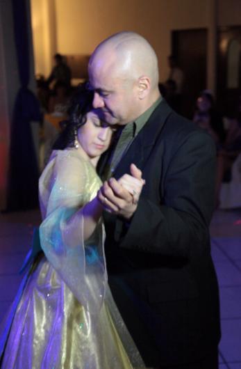  For the father and daughter dance, it was Beauty and the Beast (Celine Dion version)