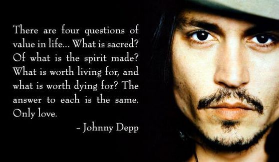  Qoute from Johnny Depp