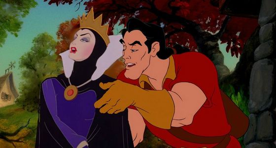  Here's a foto of Gaston hitting on the Evil Queen as thank anda for reading. :)